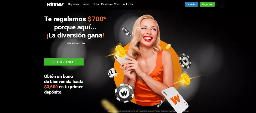 Winner Casino — Benvenuto con €450 + 250 Giri Gratis, il miglior bonus per i giocatori italiani