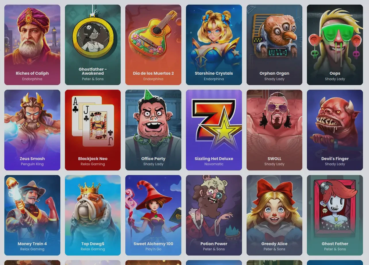 Winner Casino giochi e bonus