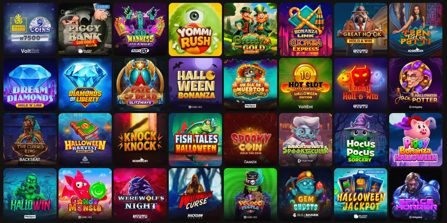 Interfaccia mobile del casinò Winner su smartphone